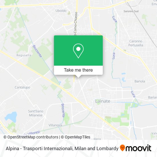 Alpina - Trasporti Internazionali map