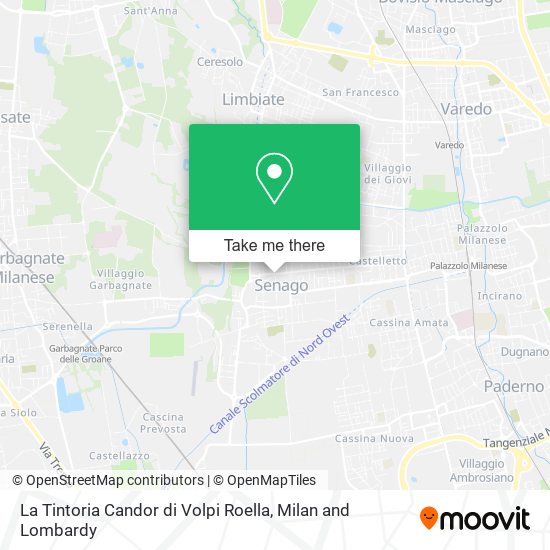 La Tintoria Candor di Volpi Roella map