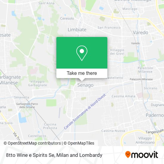 8tto Wine e Spirits Se map