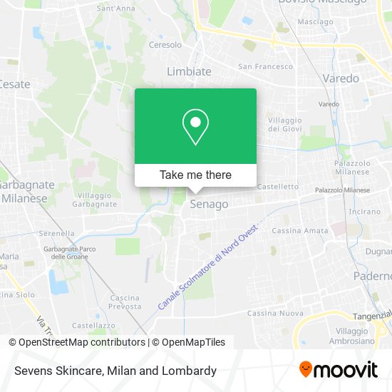 Sevens Skincare map