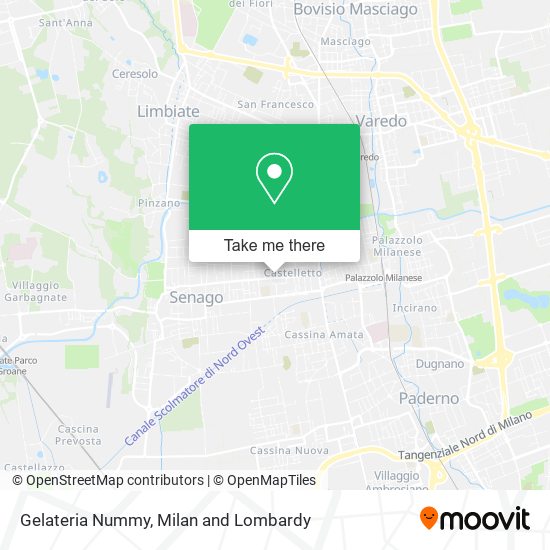 Gelateria Nummy map