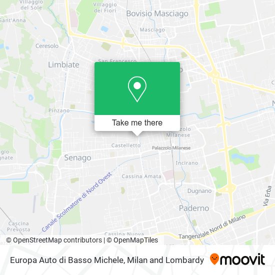 Europa Auto di Basso Michele map