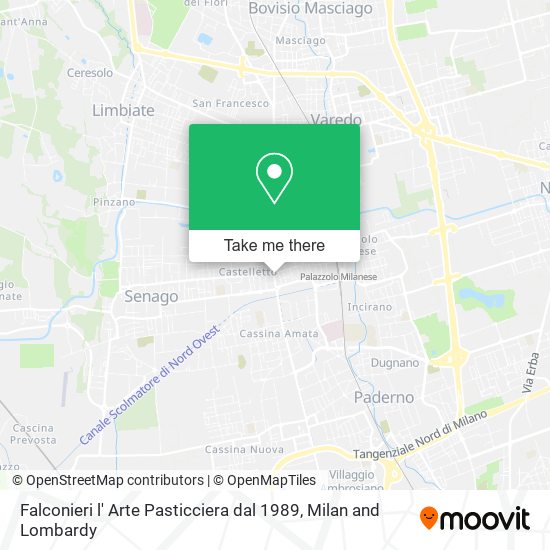Falconieri l' Arte Pasticciera dal 1989 map