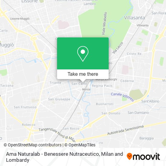 Ama Naturalab - Benessere Nutraceutico map