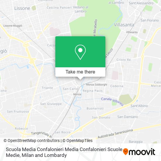 Scuola Media Confalonieri Media Confalonieri Scuole Medie map