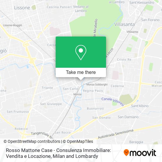 Rosso Mattone Case - Consulenza Immobiliare: Vendita e Locazione map