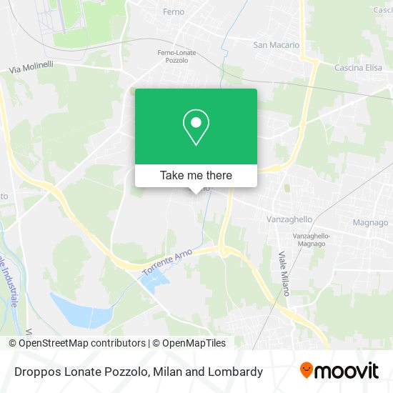 Droppos Lonate Pozzolo map