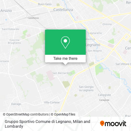 Gruppo Sportivo Comune di Legnano map