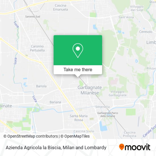 Azienda Agricola la Biscia map