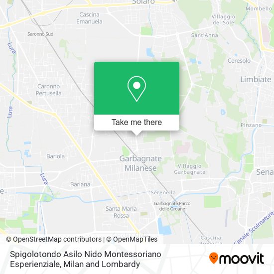 Spigolotondo Asilo Nido Montessoriano Esperienziale map
