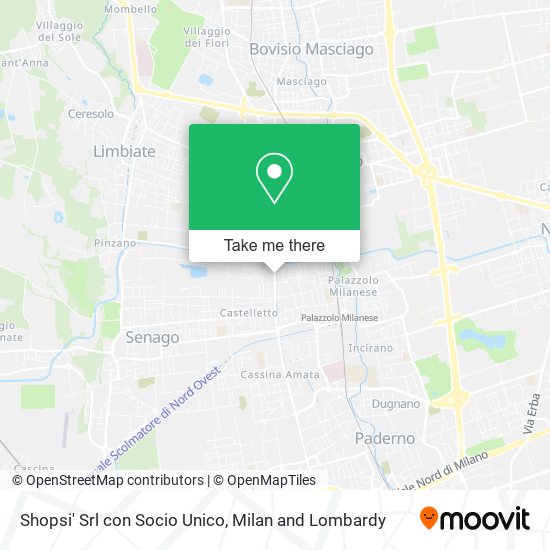 Shopsi' Srl con Socio Unico map