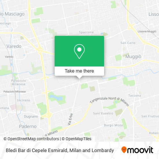 Bledi Bar di Cepele Esmirald map