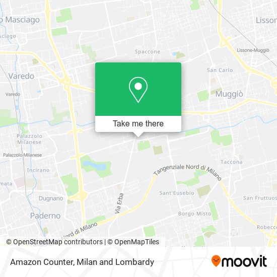 Amazon Counter map