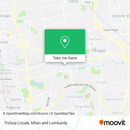 Polizia Locale map