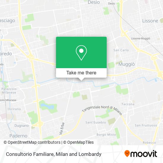 Consultorio Familiare map