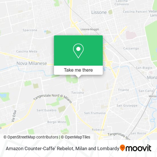 Amazon Counter-Caffe' Rebelot map