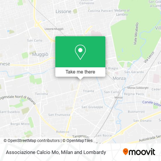 Associazione Calcio Mo map