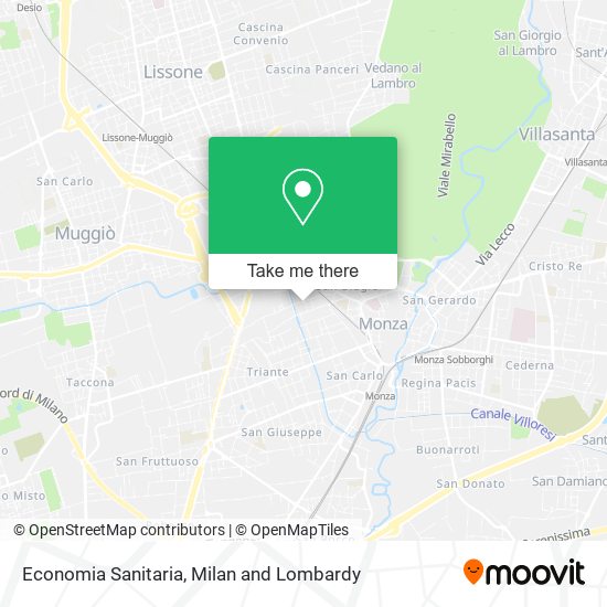Economia Sanitaria map