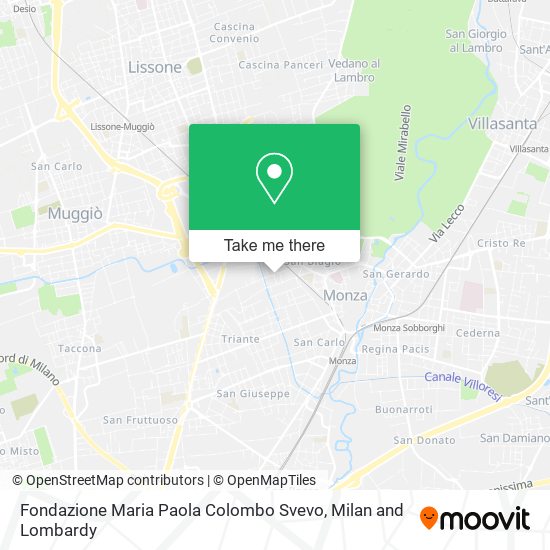 Fondazione Maria Paola Colombo Svevo map