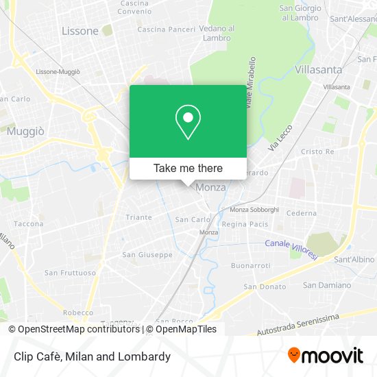 Clip Cafè map
