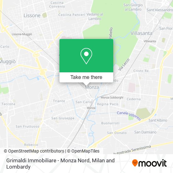 Grimaldi Immobiliare - Monza Nord map