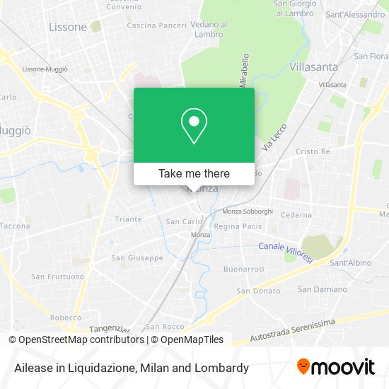 Ailease in Liquidazione map