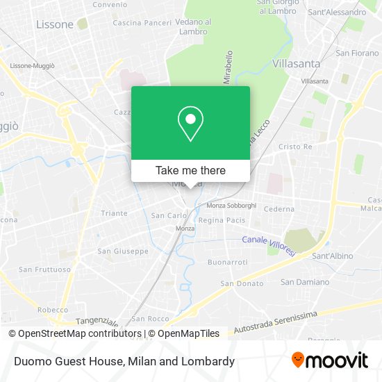 Duomo Guest House map