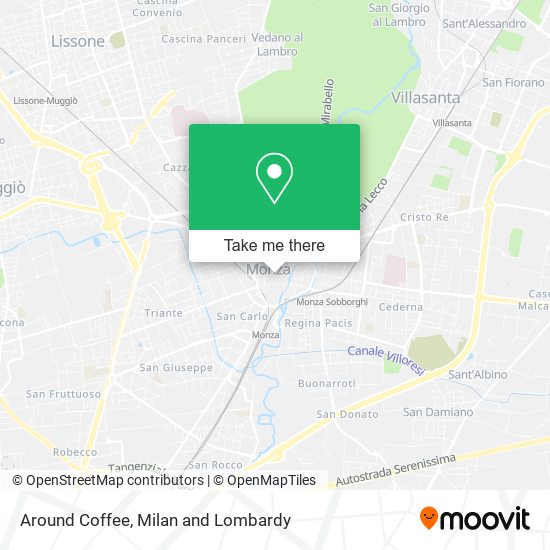 Around Coffee map