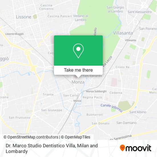 Dr. Marco Studio Dentistico Villa map