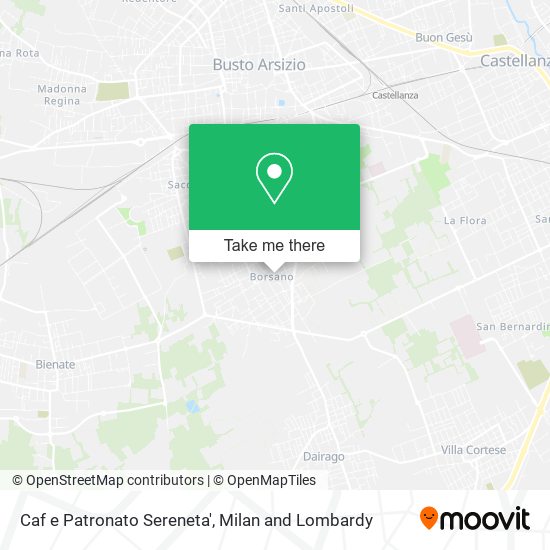 Caf e Patronato Sereneta' map
