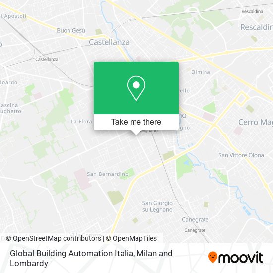 Global Building Automation Italia map