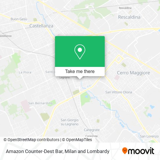 Amazon Counter-Dest Bar map