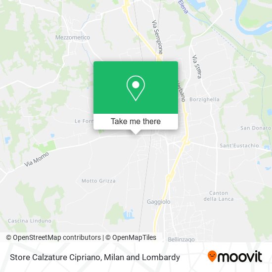 Store Calzature Cipriano map