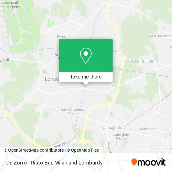 Da Zorro - Risto Bar map