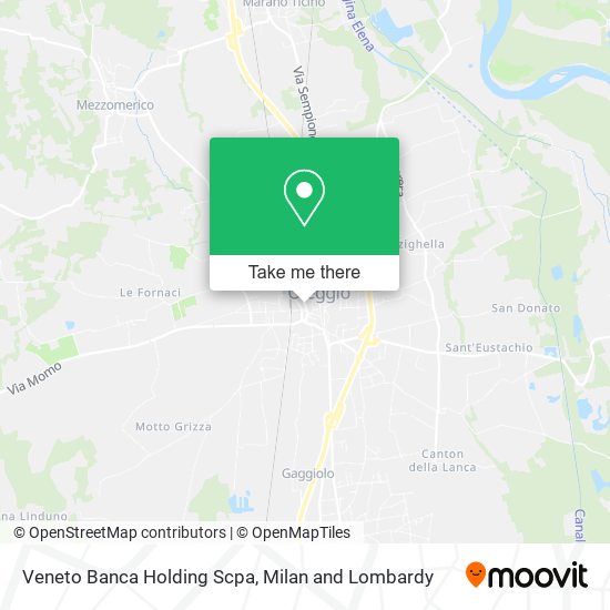 Veneto Banca Holding Scpa map