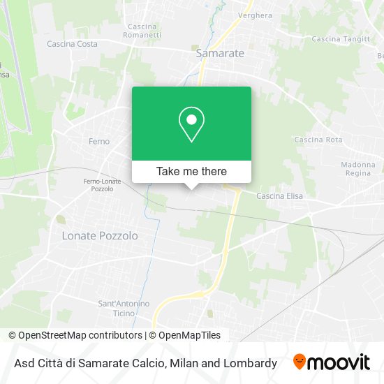 Asd Città di Samarate Calcio map