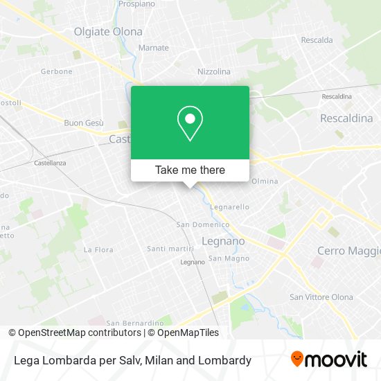 Lega Lombarda per Salv map