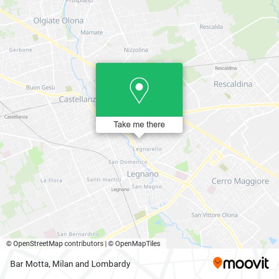 Bar Motta map