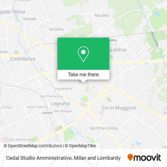 Cedal Studio Amministrativo map