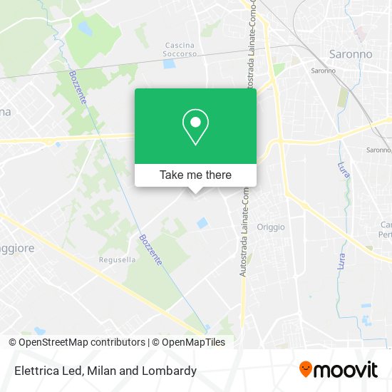 Elettrica Led map