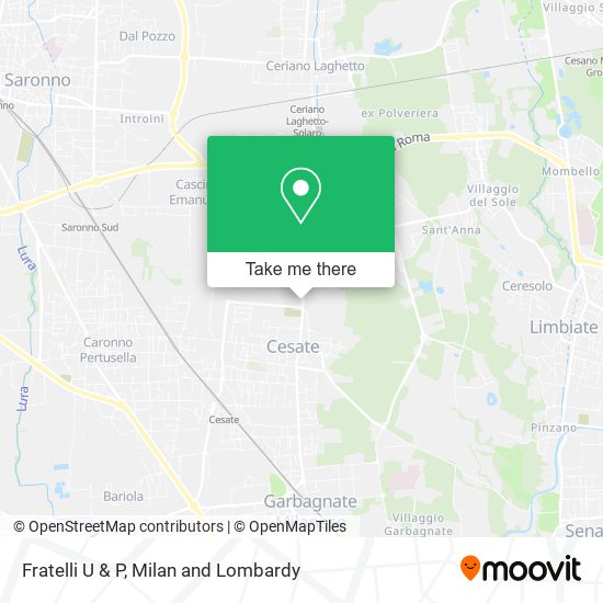 Fratelli U & P map