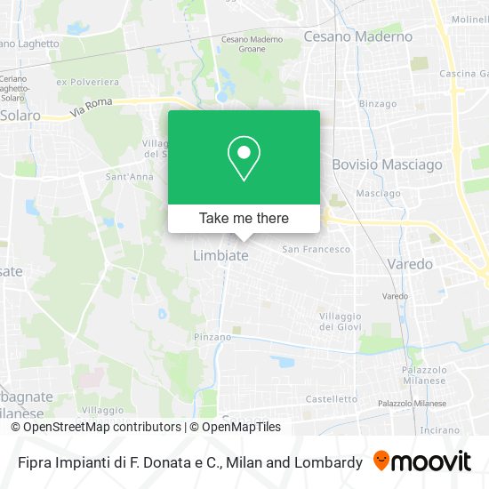 Fipra Impianti di F. Donata e C. map