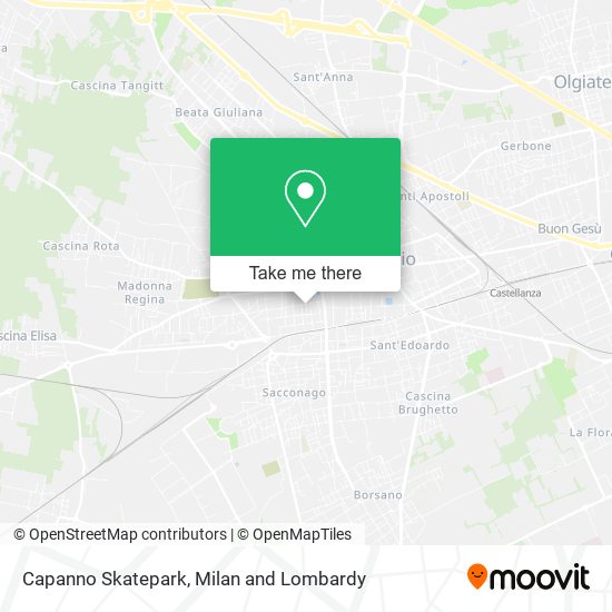 Capanno Skatepark map