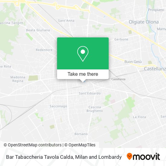 Bar Tabaccheria Tavola Calda map