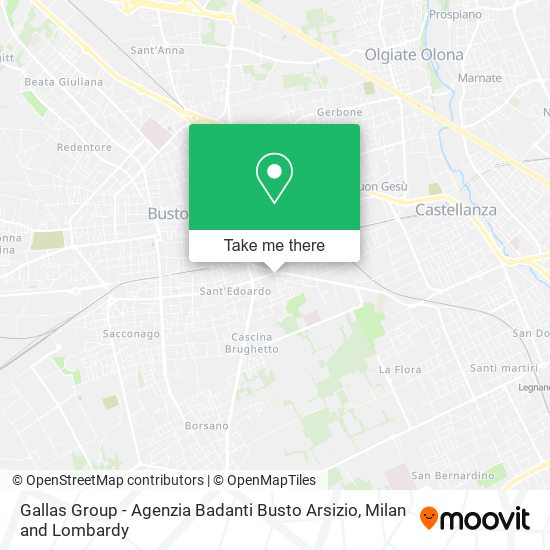 Gallas Group - Agenzia Badanti Busto Arsizio map