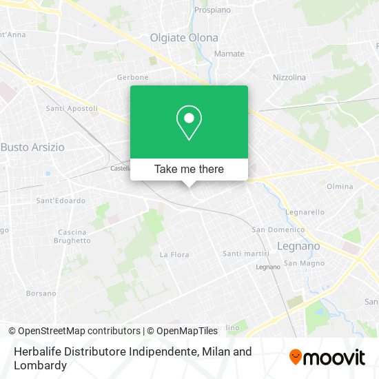 Herbalife Distributore Indipendente map