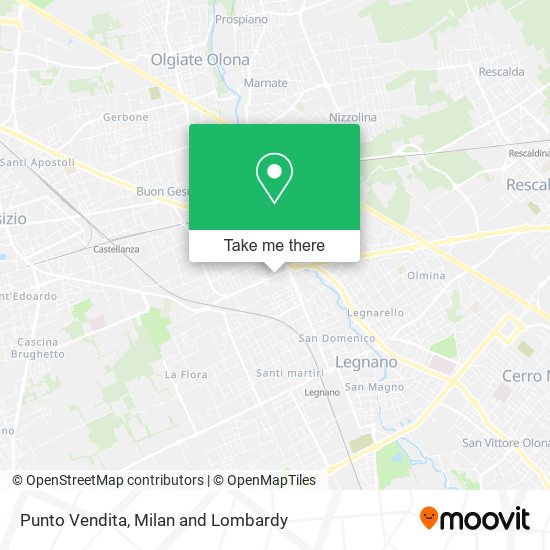 Punto Vendita map
