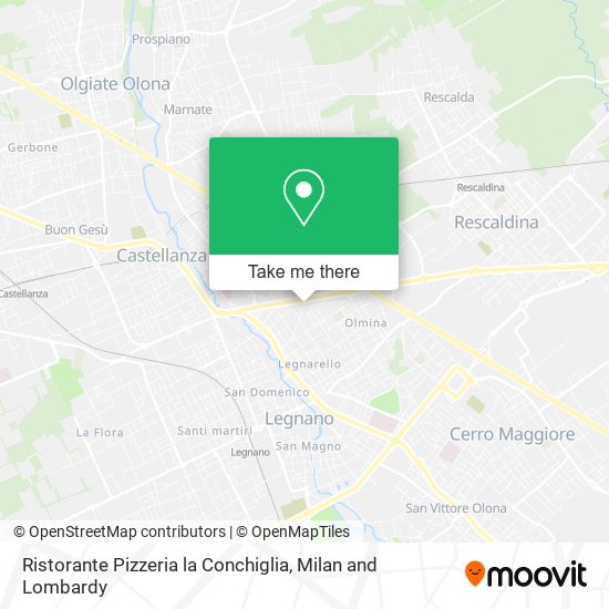 Ristorante Pizzeria la Conchiglia map
