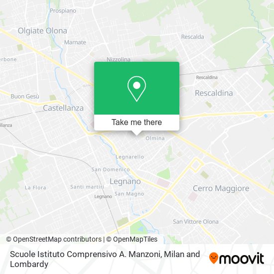 Scuole Istituto Comprensivo A. Manzoni map