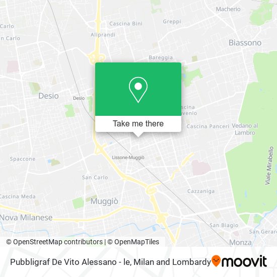 Pubbligraf De Vito Alessano - le map